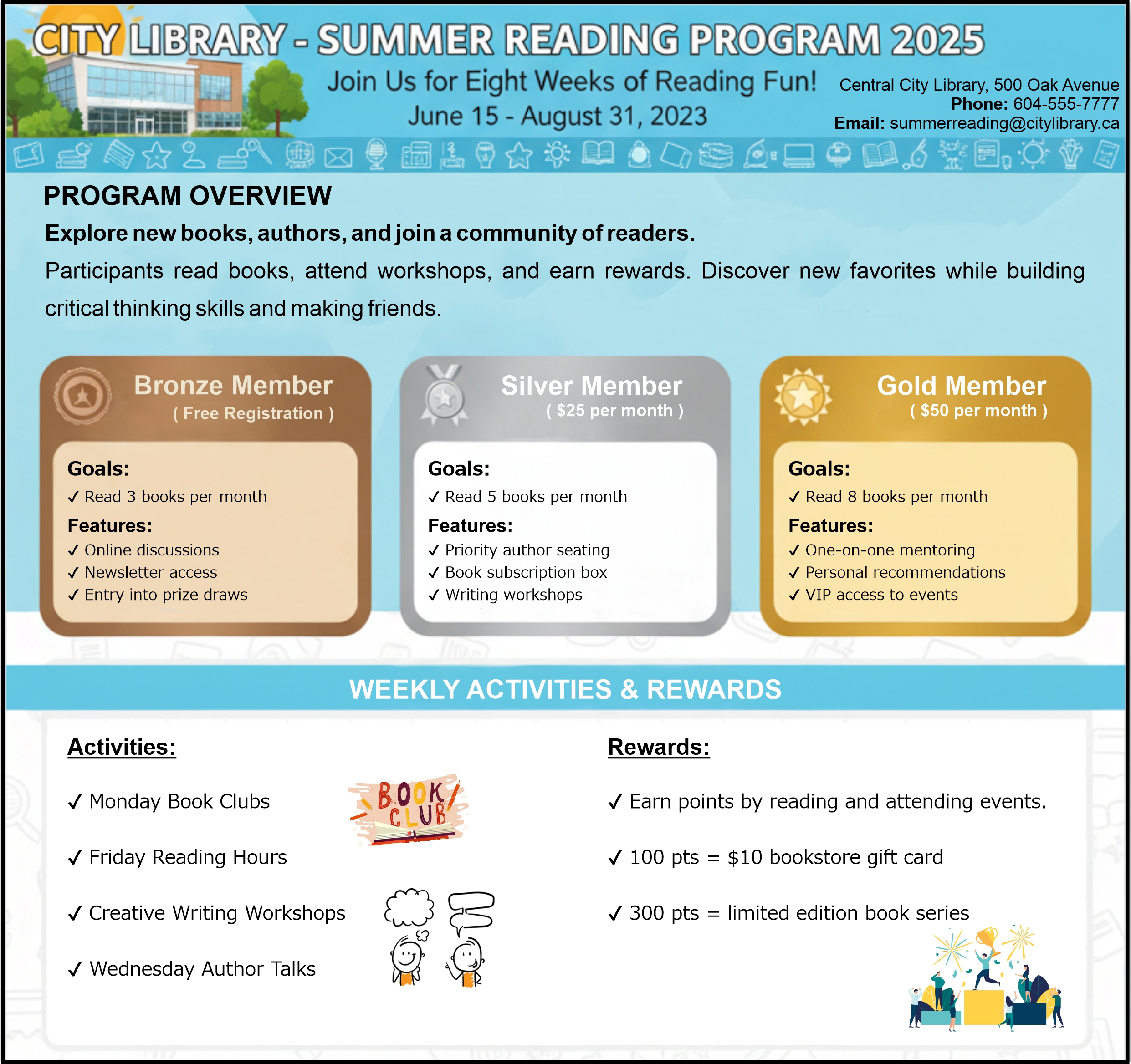 City Library - Summer Reading Program